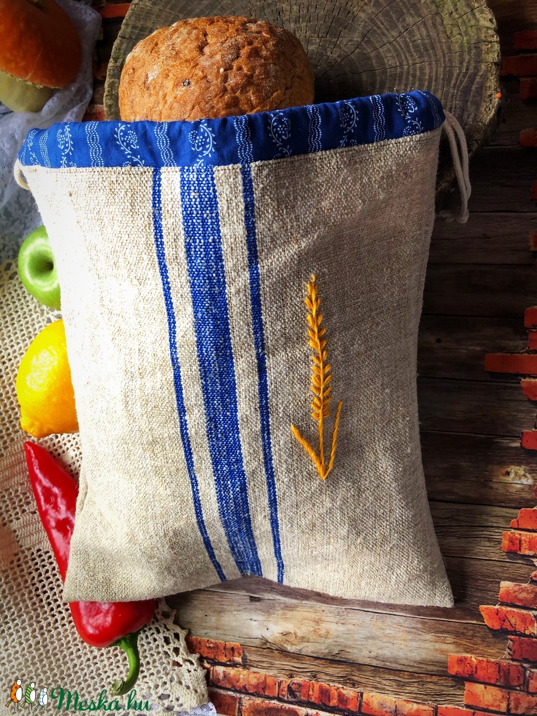 Kenyeres zsák-Búza szál- öko zsák-vastag erős anyagból - táska & tok - bevásárlás & shopper táska - kenyeres zsák - Meska.hu Kenyeres zsák-Búza szál- öko zsák-vastag erős anyagból - táska & tok - bevásárlás & shopper táska - kenyeres zsák - Meska.hu
