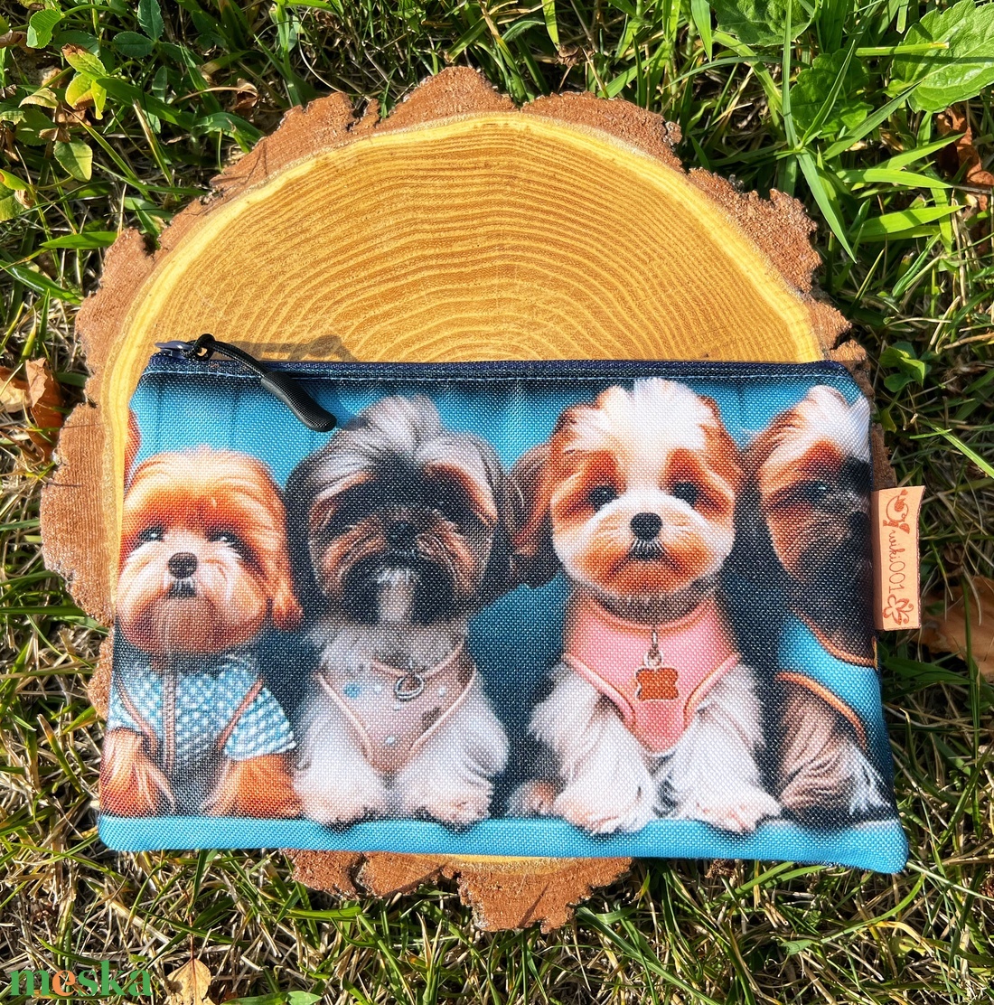 Bichon -Kutyás tolltartó-neszesszer - táska & tok - neszesszer - Meska.hu