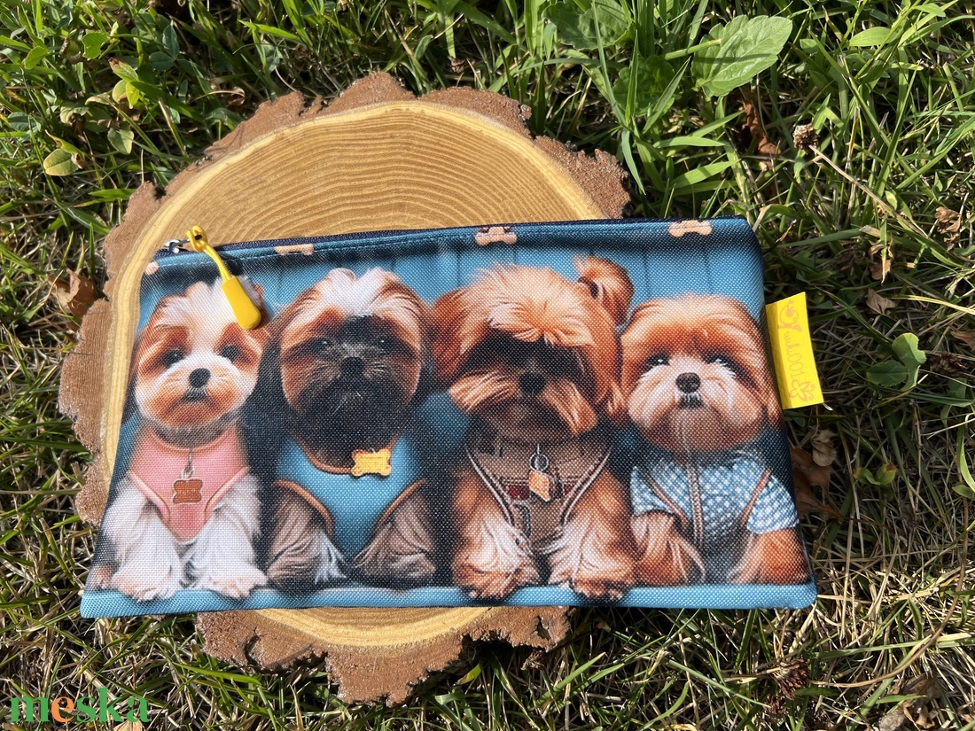 Bichon -Kutyás tolltartó-neszesszer - táska & tok - neszesszer - Meska.hu