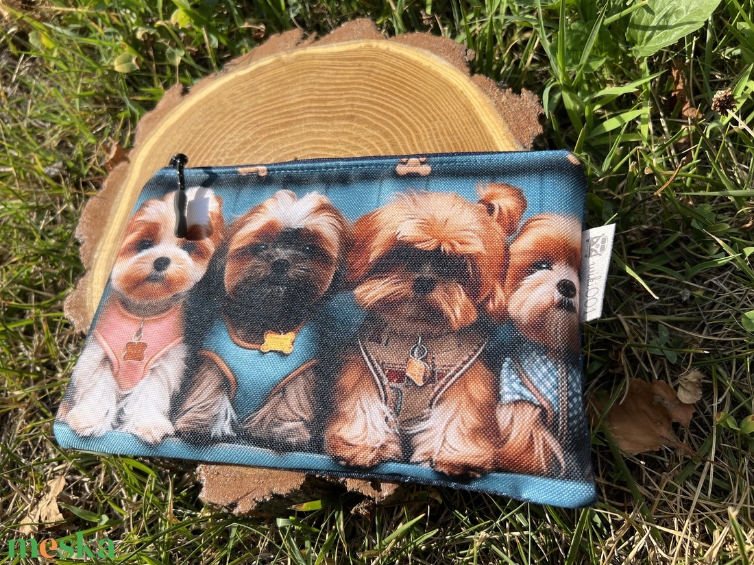 Bichon -Kutyás tolltartó-neszesszer - táska & tok - neszesszer - Meska.hu