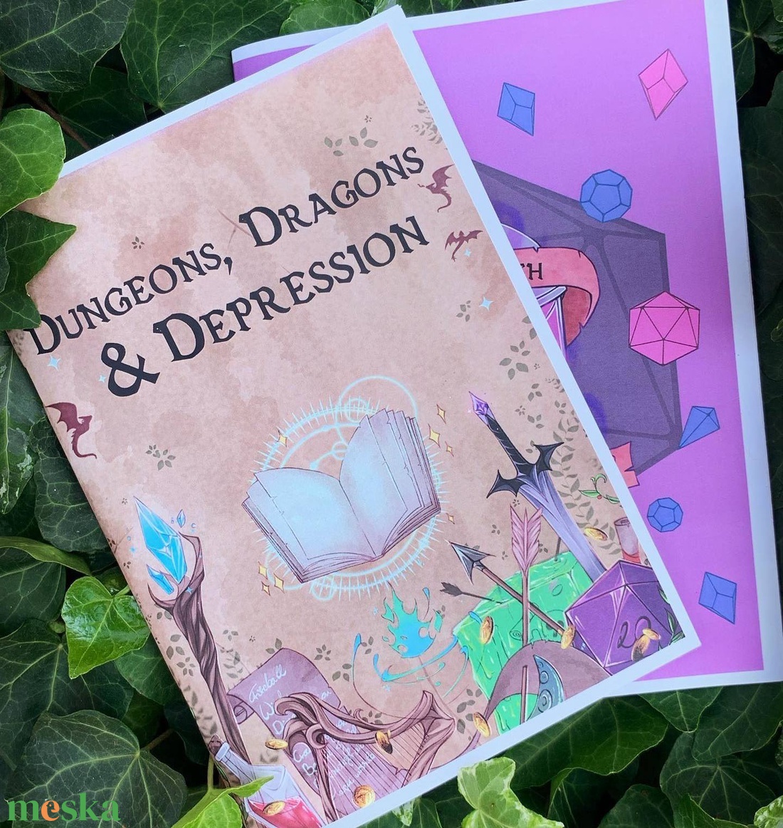 Dungeons and Dragons karakter napló - otthon & életmód - papír, írószer - jegyzetfüzet & napló - Meska.hu