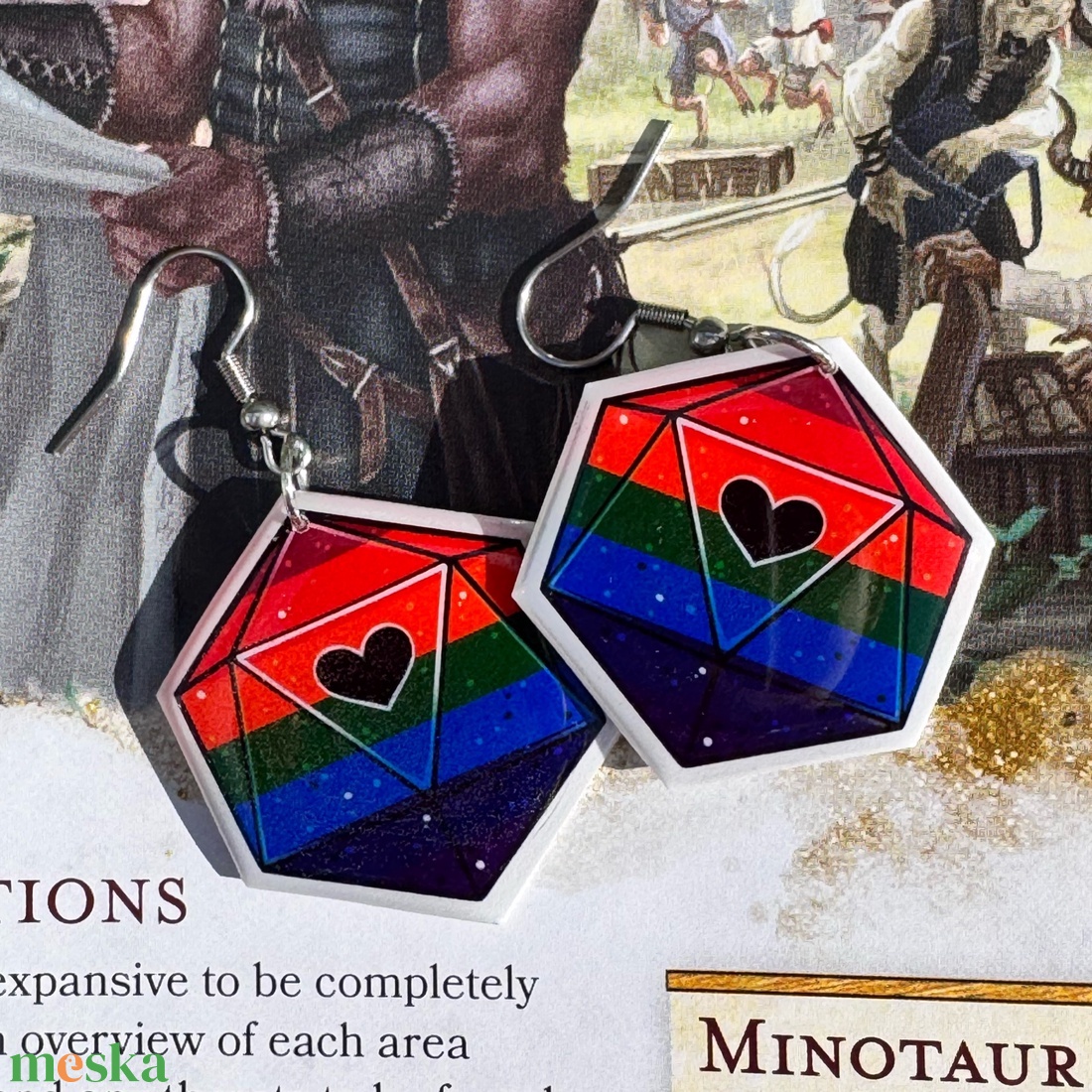Roll with Pride! - ékszer - fülbevaló - lógó fülbevaló - Meska.hu Roll with Pride! - ékszer - fülbevaló - lógó fülbevaló - Meska.hu