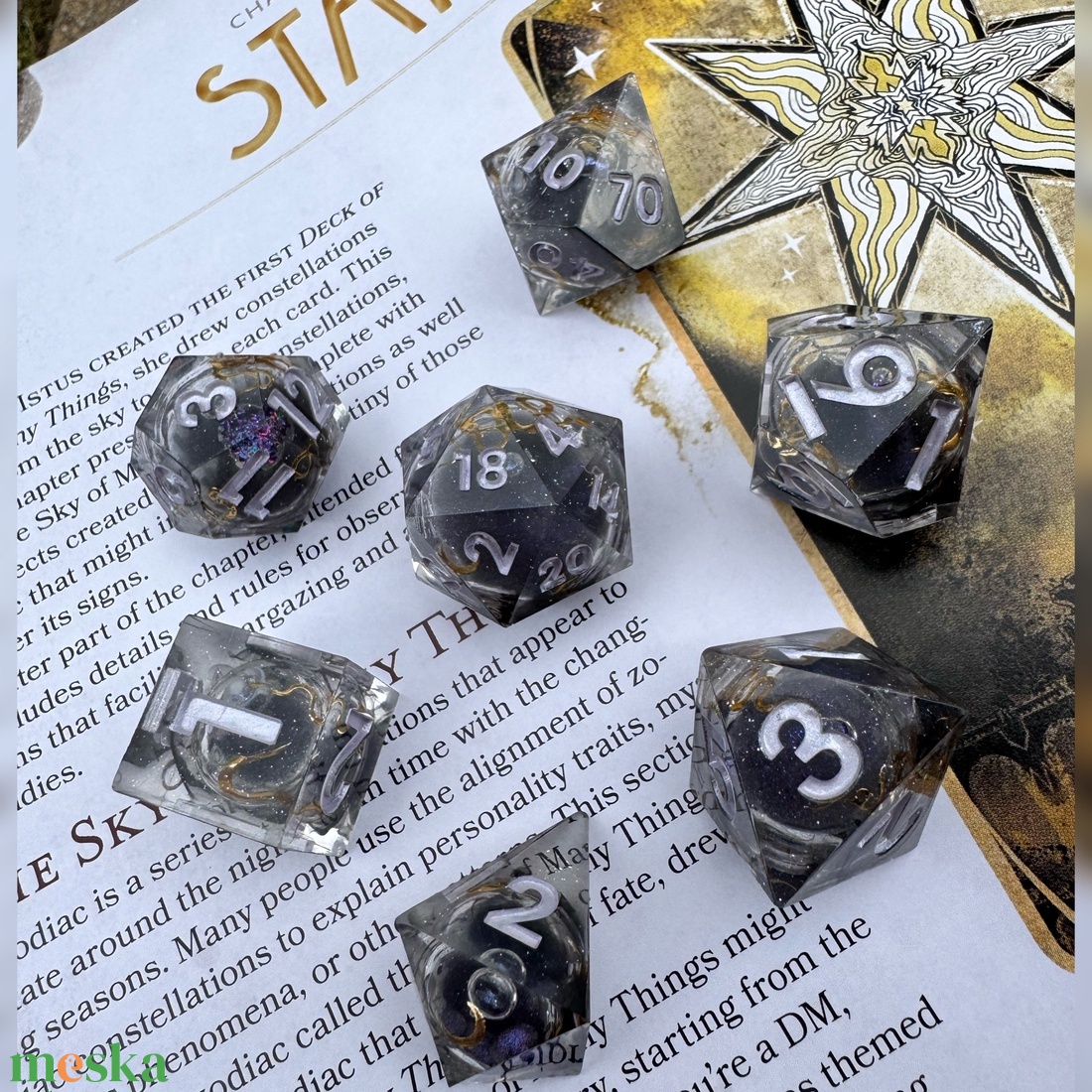 [Witchcraft I] - liquid core kocka készlet  - játék & sport - táblajáték és kártyajáték - társasjátékok - Meska.hu