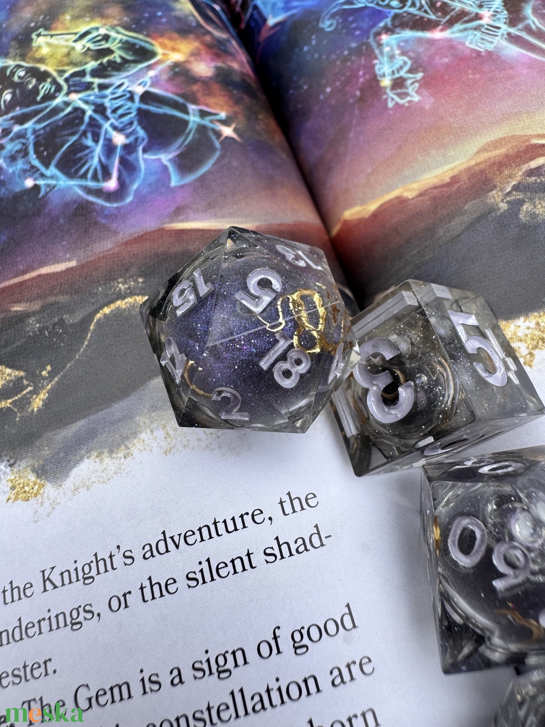 [Witchcraft I] - liquid core kocka készlet  - játék & sport - táblajáték és kártyajáték - társasjátékok - Meska.hu