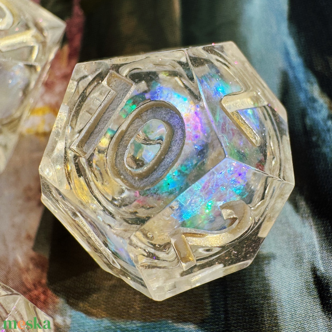 [FOGLALT] - �Havasi Gyopár liquid core kocka készlet  - játék & sport - táblajáték és kártyajáték - társasjátékok - Meska.hu