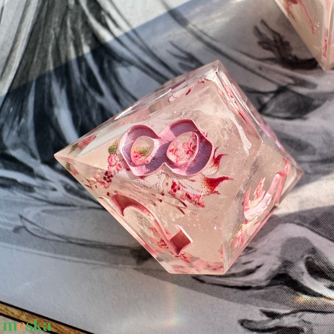 [Sakura Storm] - 7 darabos kocka készlet  - játék & sport - táblajáték és kártyajáték - társasjátékok - Meska.hu