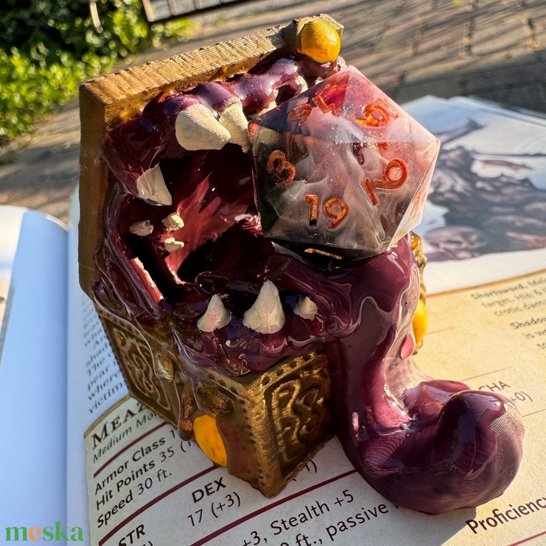 [Munch the Mimic] - Dice Guardian - játék & sport - táblajáték és kártyajáték - társasjátékok - Meska.hu