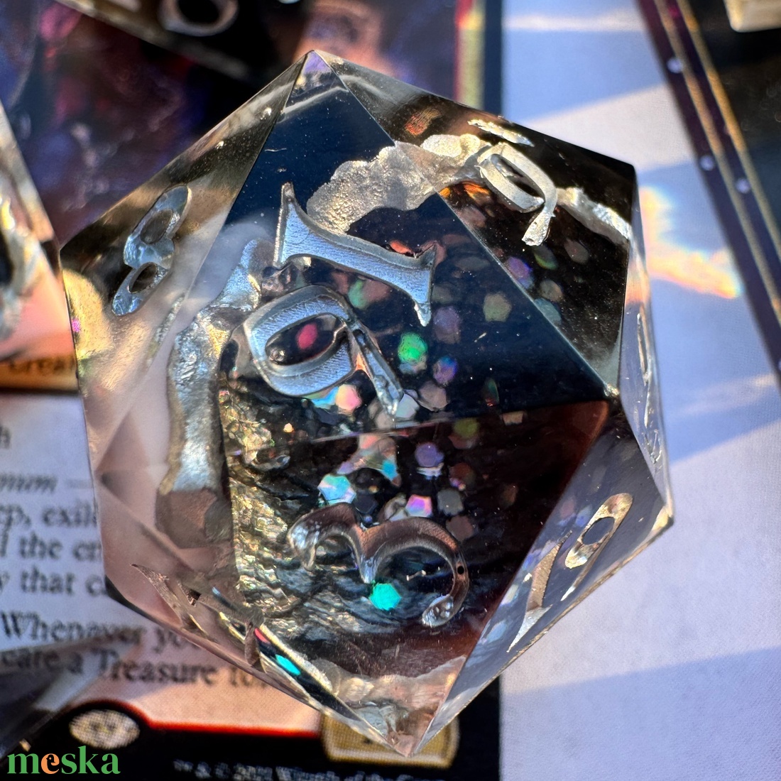 [Nightborn Geode] - 7 darabos kocka készlet  - játék & sport - táblajáték és kártyajáték - társasjátékok - Meska.hu