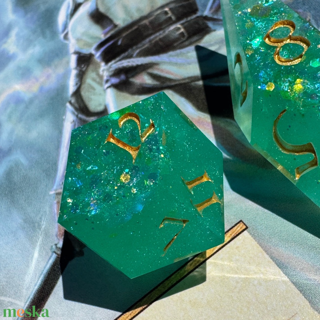 [Mermaids Treasure]  - szilánk kocka készlet  - játék & sport - táblajáték és kártyajáték - társasjátékok - Meska.hu