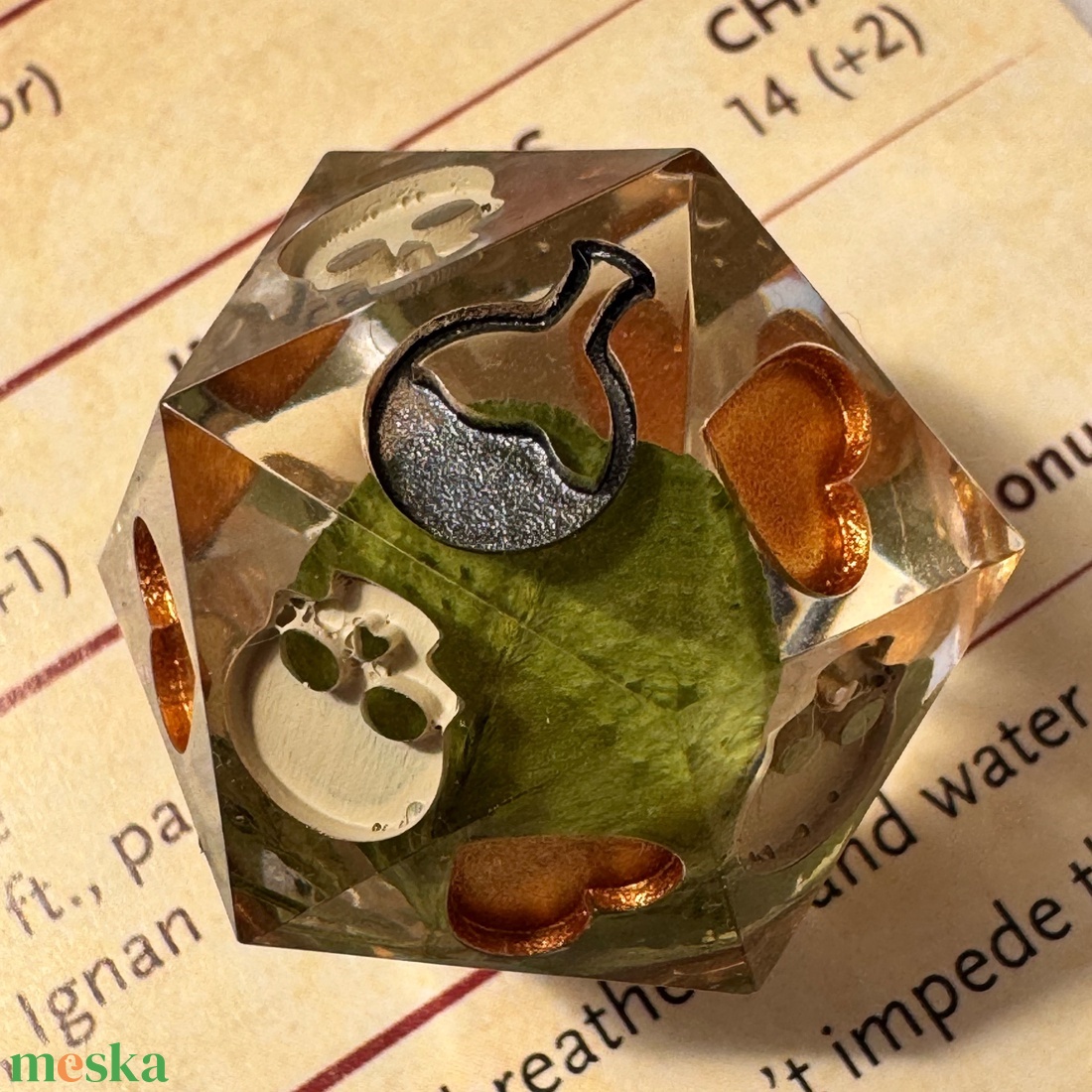 [Lucky Charm] - Death Save d20 - játék & sport - táblajáték és kártyajáték - társasjátékok - Meska.hu