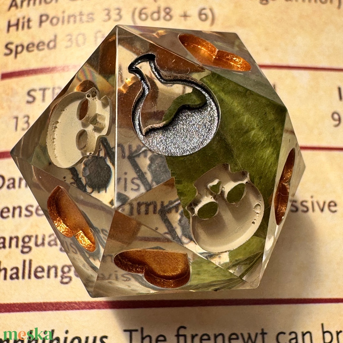 [Lucky Charm] - Death Save d20 - játék & sport - táblajáték és kártyajáték - társasjátékok - Meska.hu
