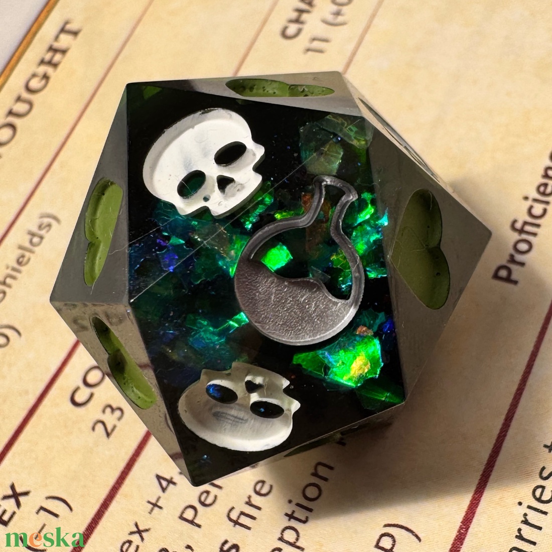 [False Life] - Death Save d20 - játék & sport - táblajáték és kártyajáték - társasjátékok - Meska.hu