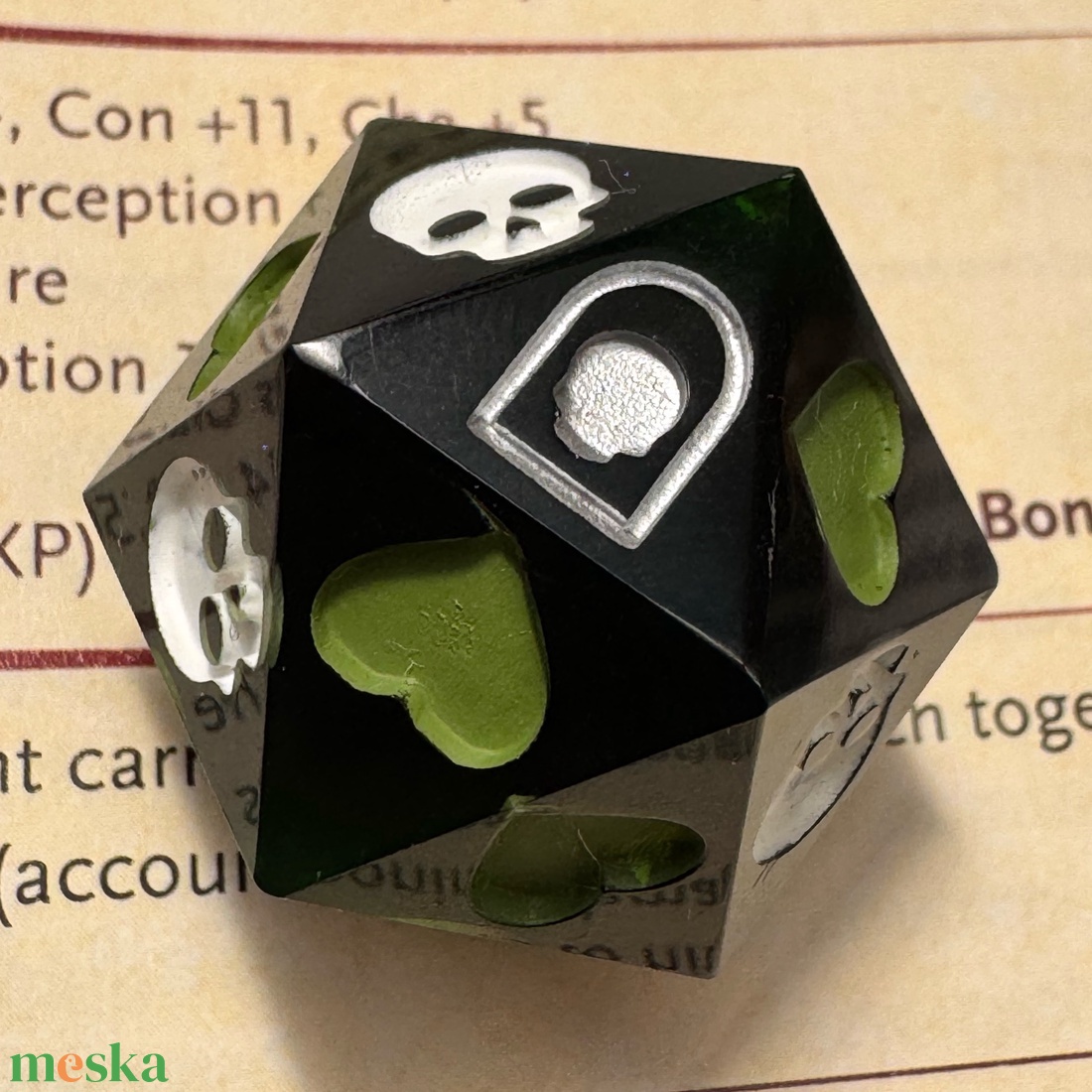 [False Life] - Death Save d20 - játék & sport - táblajáték és kártyajáték - társasjátékok - Meska.hu