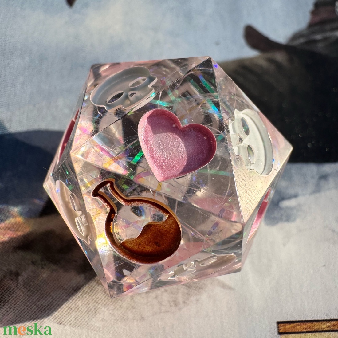 [Lightblessed] - Death Save d20 - játék & sport - táblajáték és kártyajáték - társasjátékok - Meska.hu