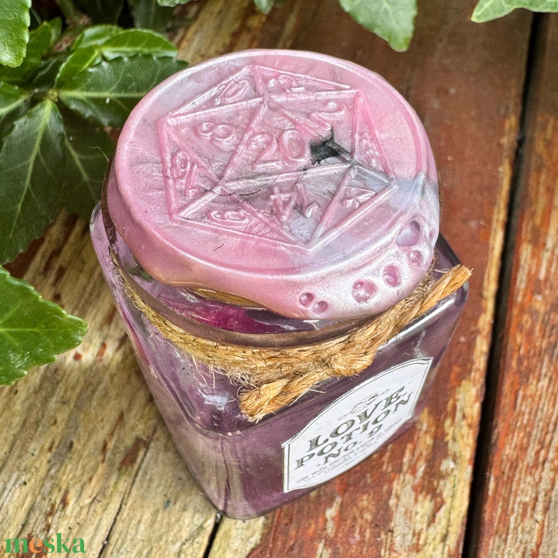 [Love Potion] - d20 bájital - játék & sport - táblajáték és kártyajáték - társasjátékok - Meska.hu