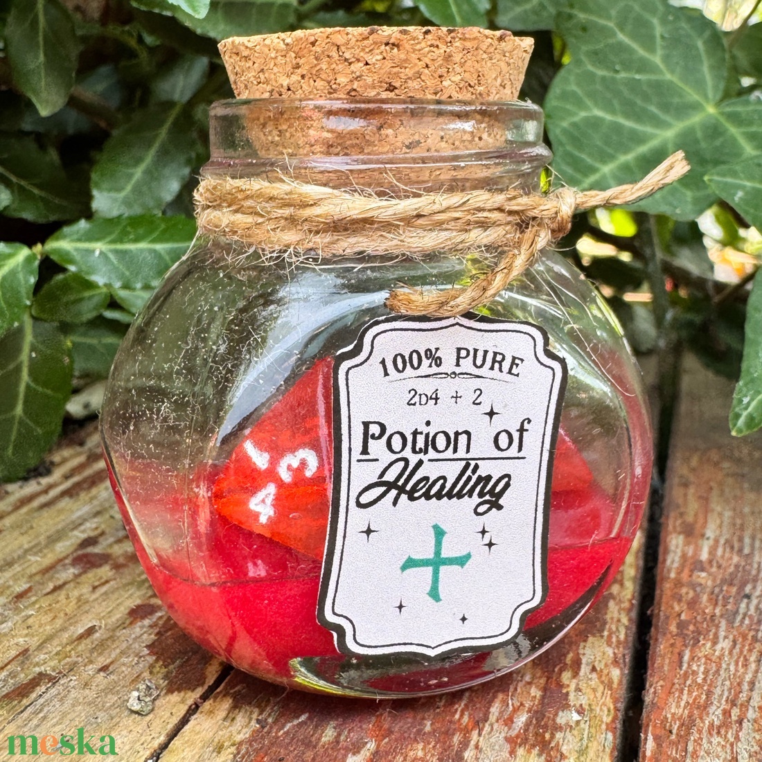 [Potion of Healing] - 2d4 shaker  - játék & sport - táblajáték és kártyajáték - társasjátékok - Meska.hu