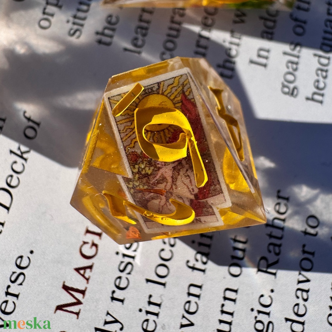 [Witchy Visions] -  7 darabos kocka készlet  - játék & sport - táblajáték és kártyajáték - társasjátékok - Meska.hu