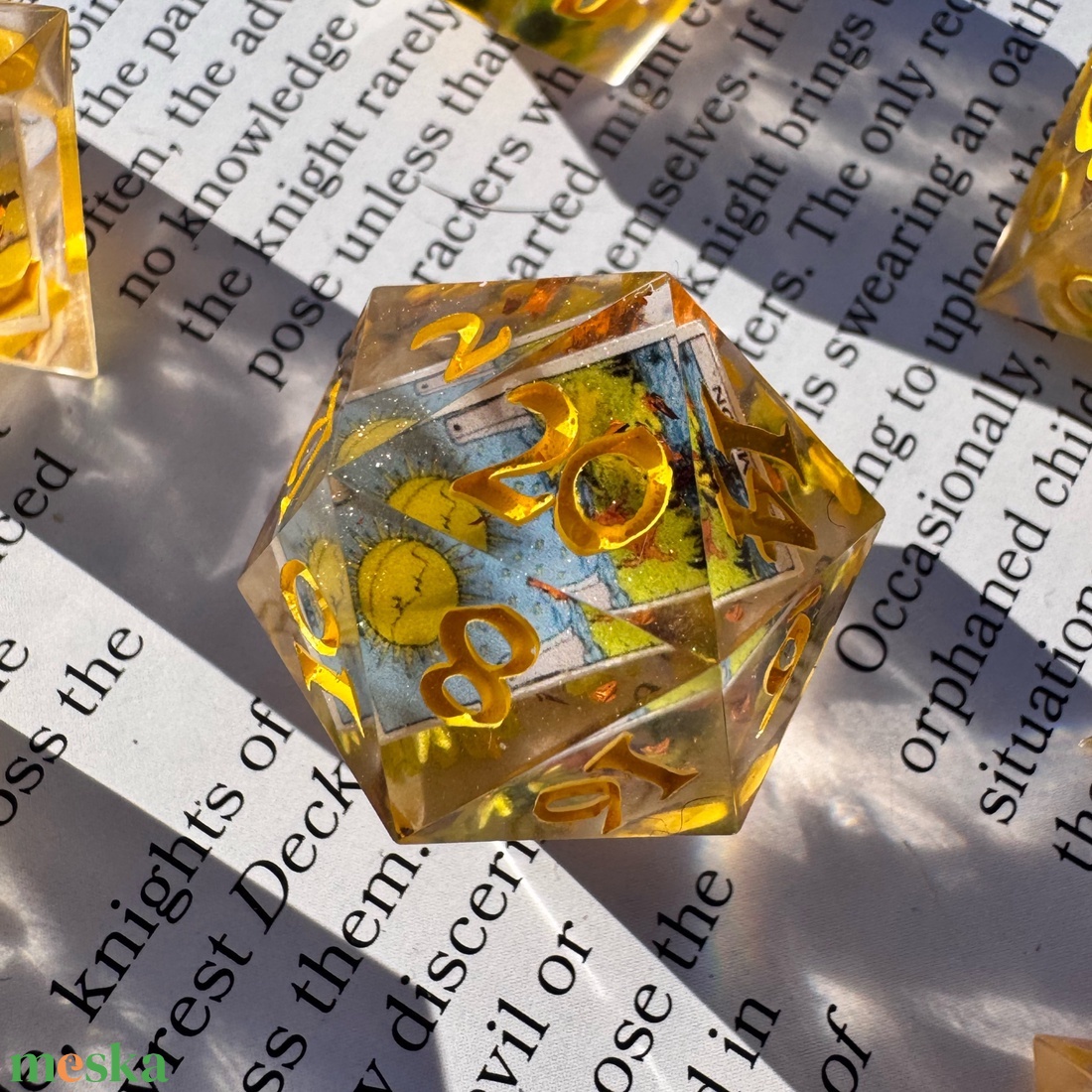 [Witchy Visions] -  7 darabos kocka készlet  - játék & sport - táblajáték és kártyajáték - társasjátékok - Meska.hu