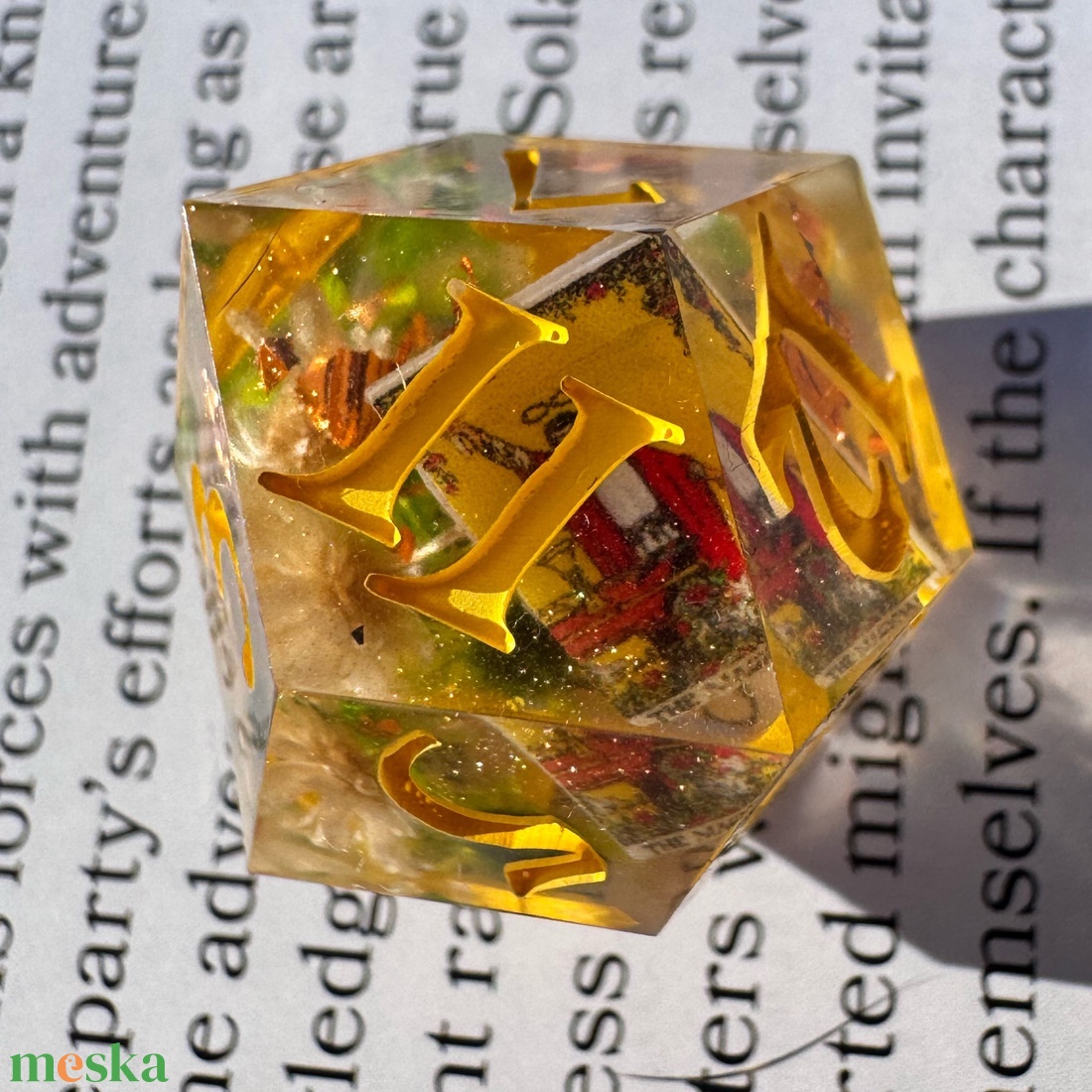 [Witchy Visions] -  7 darabos kocka készlet  - játék & sport - táblajáték és kártyajáték - társasjátékok - Meska.hu