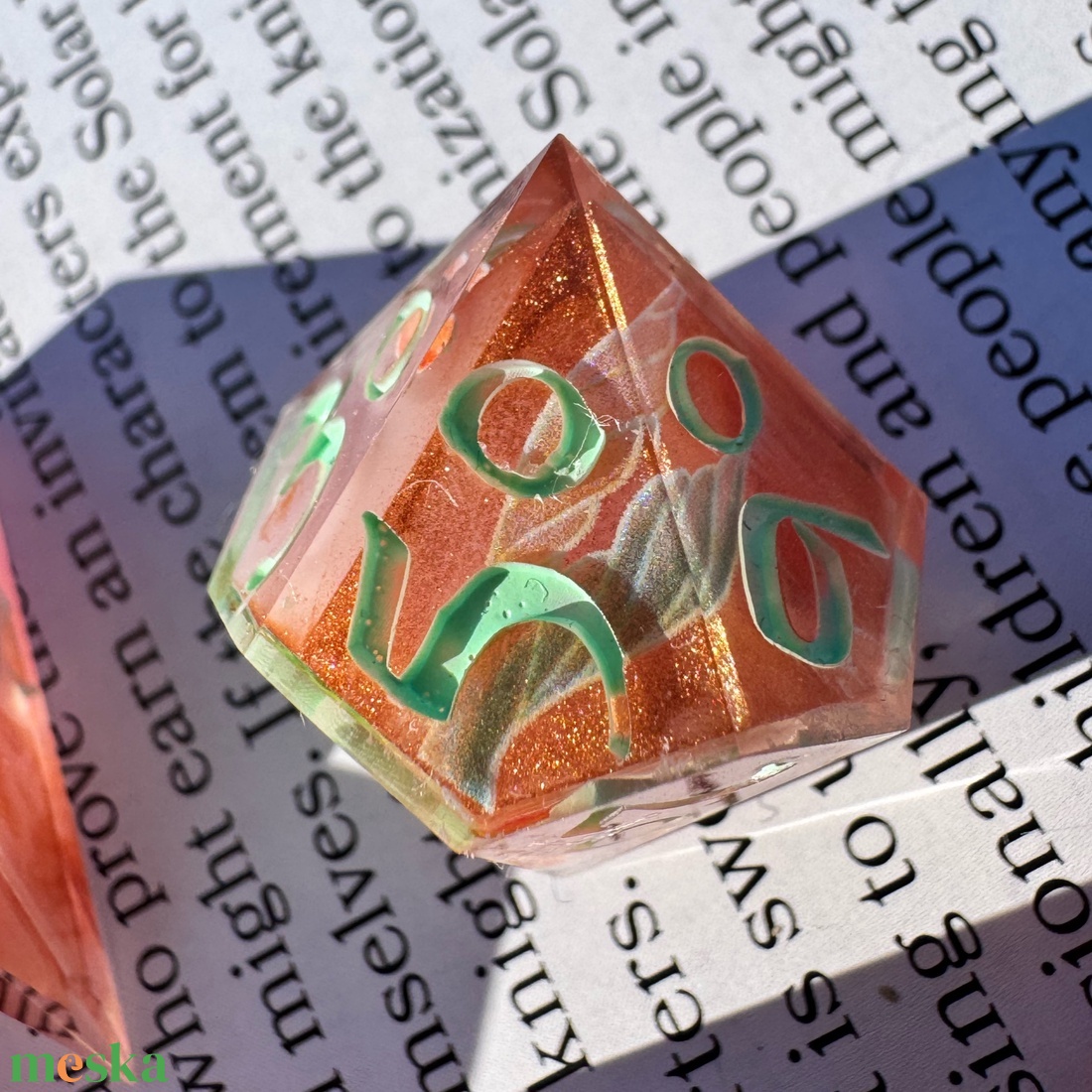 [Fae Pond] - 7 darabos kocka készlet  - játék & sport - táblajáték és kártyajáték - társasjátékok - Meska.hu