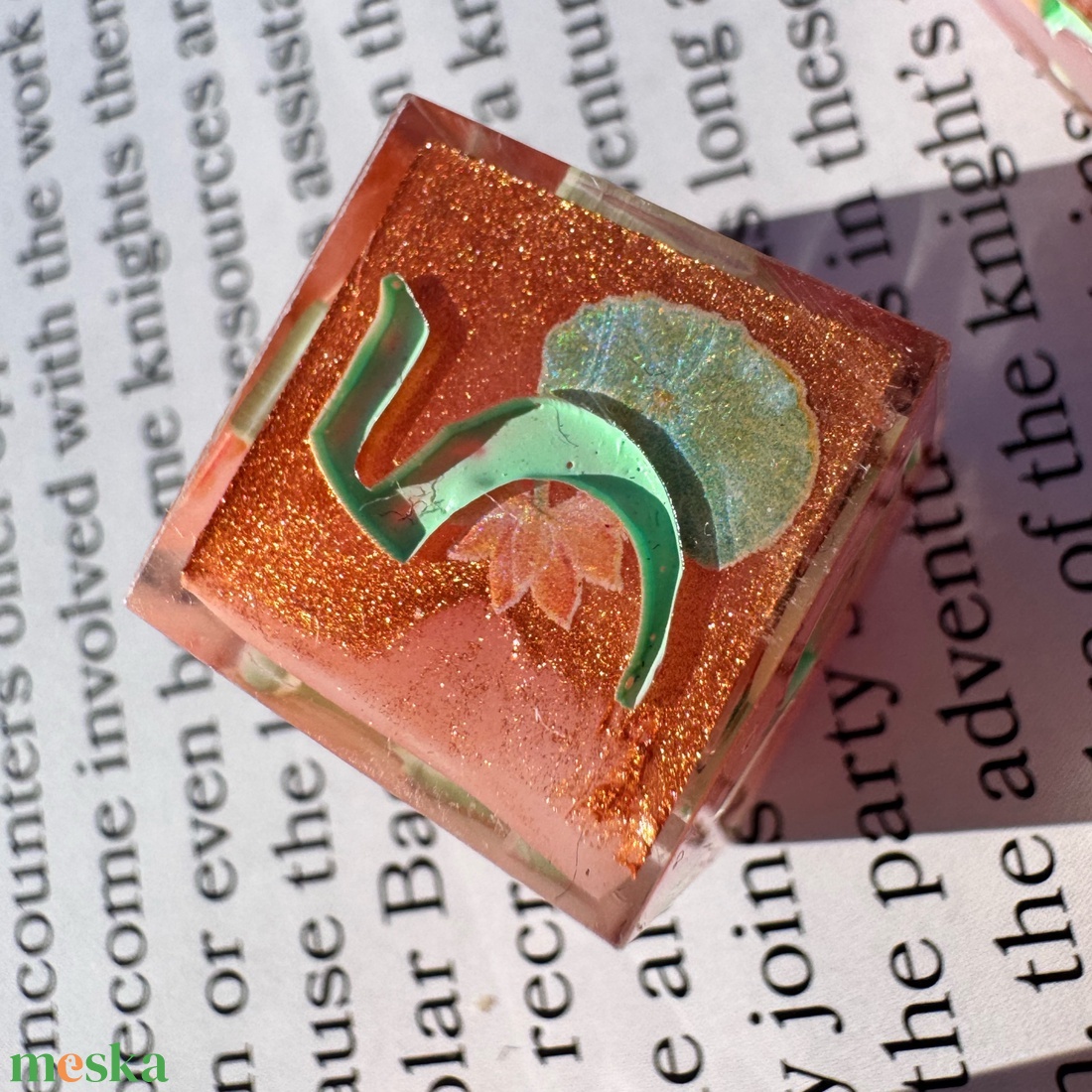 [Fae Pond] - 7 darabos kocka készlet  - játék & sport - táblajáték és kártyajáték - társasjátékok - Meska.hu