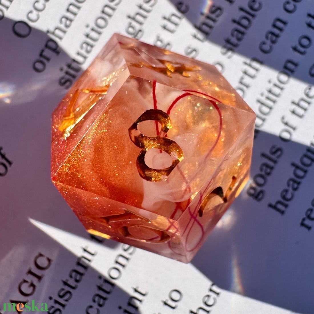 [Threads of Fate] -  7 darabos kocka készlet  - játék & sport - táblajáték és kártyajáték - társasjátékok - Meska.hu