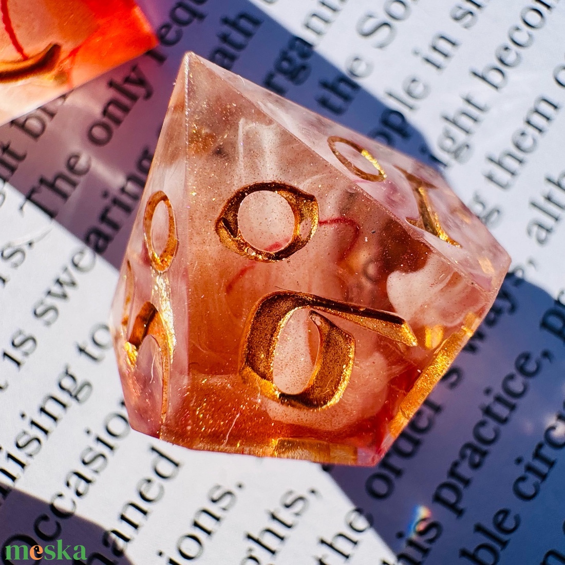 [Threads of Fate] -  7 darabos kocka készlet  - játék & sport - táblajáték és kártyajáték - társasjátékok - Meska.hu