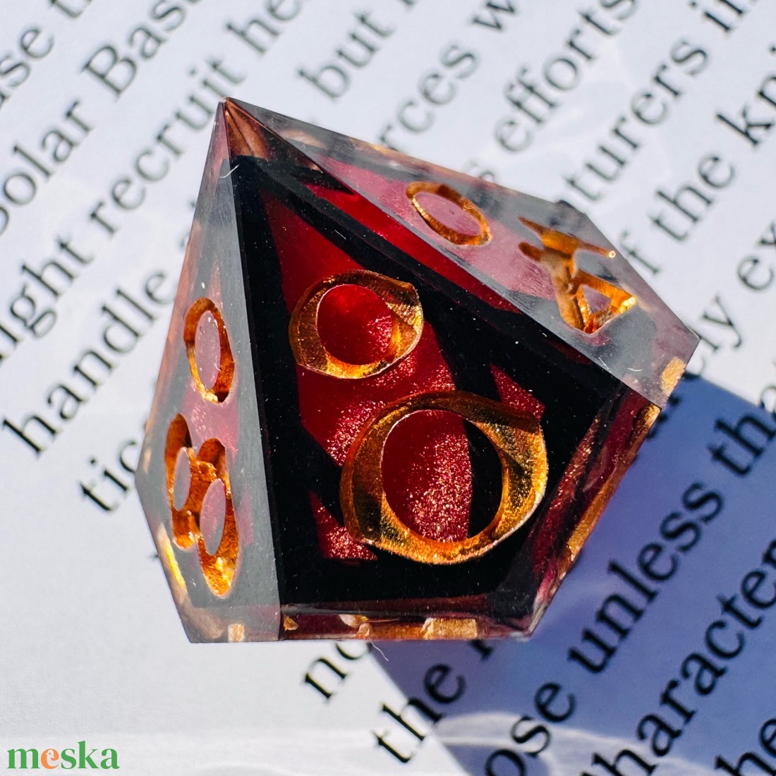 [Cathedral II.] - 7 darabos kocka készlet  - játék & sport - táblajáték és kártyajáték - társasjátékok - Meska.hu