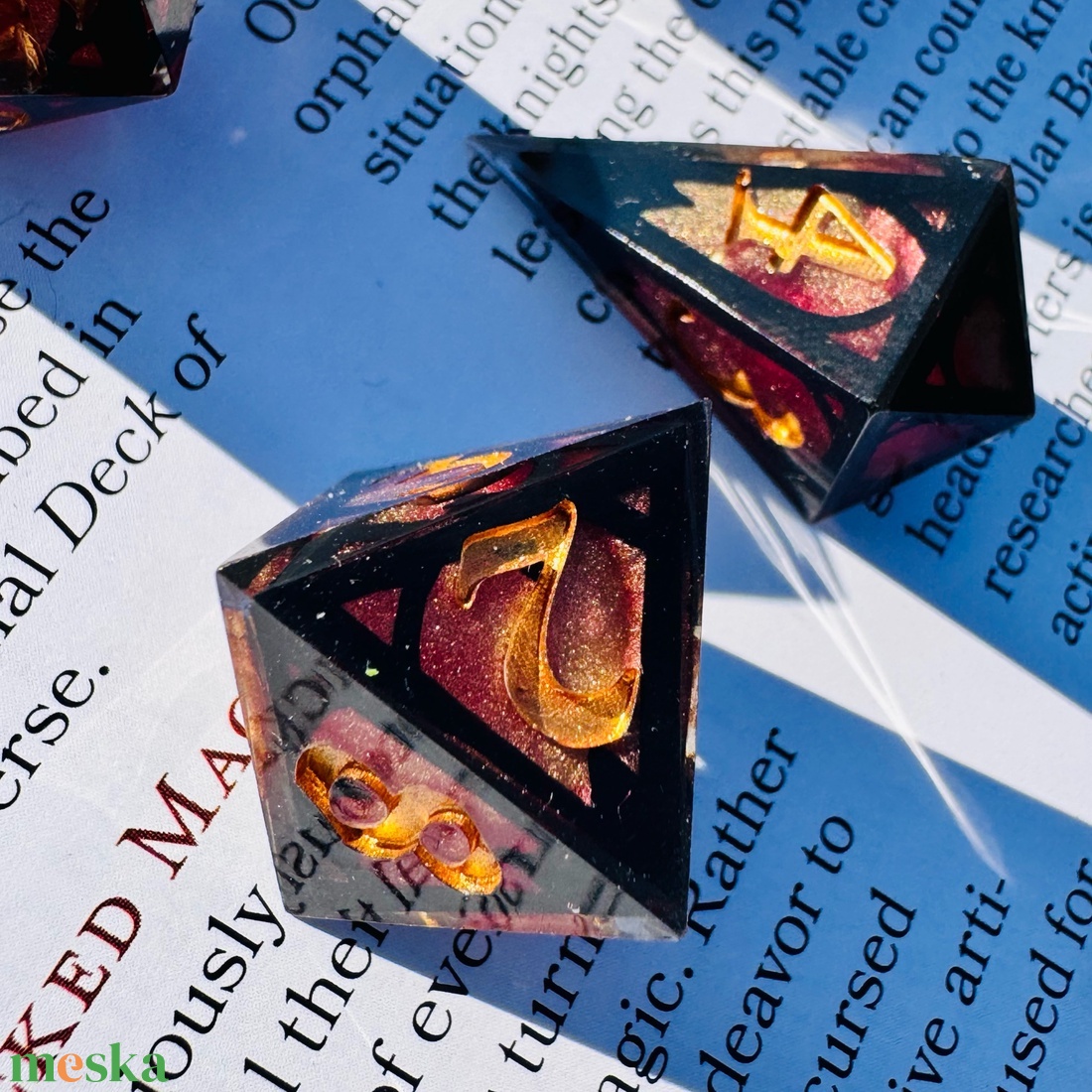 [Cathedral II.] - 7 darabos kocka készlet  - játék & sport - táblajáték és kártyajáték - társasjátékok - Meska.hu