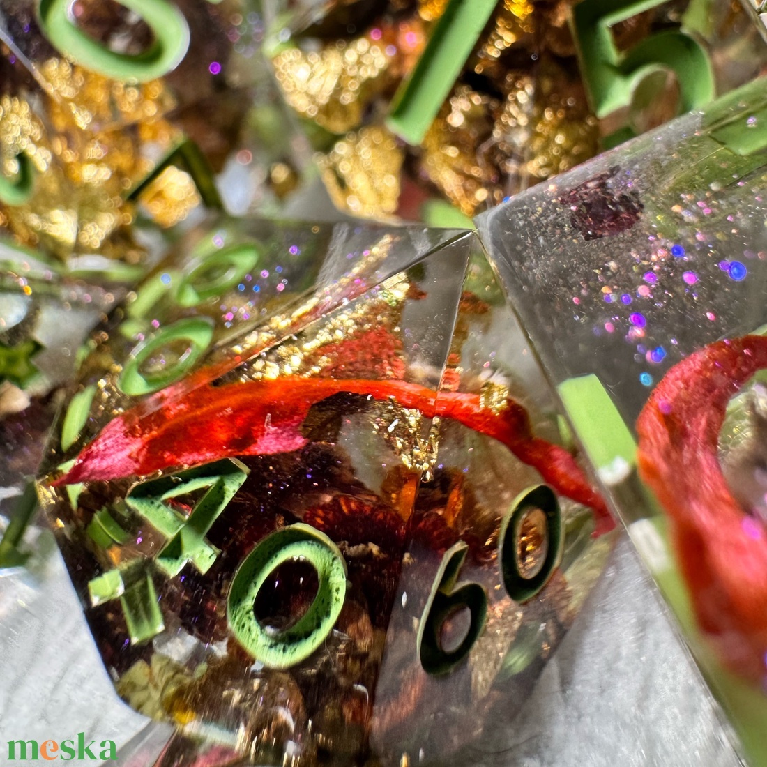 [Druidcraft] - 7 darabos kocka készlet  - játék & sport - táblajáték és kártyajáték - társasjátékok - Meska.hu