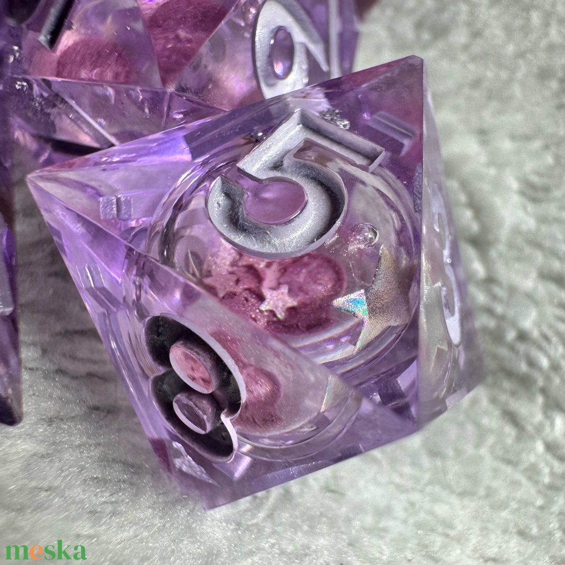 [Witch Blood] - 7 darabos liquid core kocka készlet  - játék & sport - táblajáték és kártyajáték - társasjátékok - Meska.hu