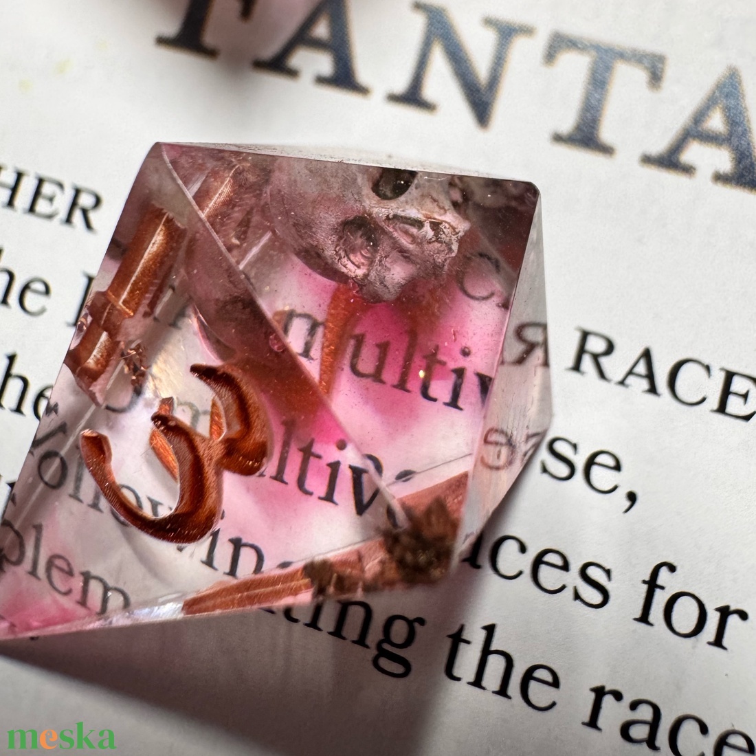 [Blood for the Blood God] - 7 darabos kocka készlet  - játék & sport - táblajáték és kártyajáték - társasjátékok - dobókocka - Meska.hu