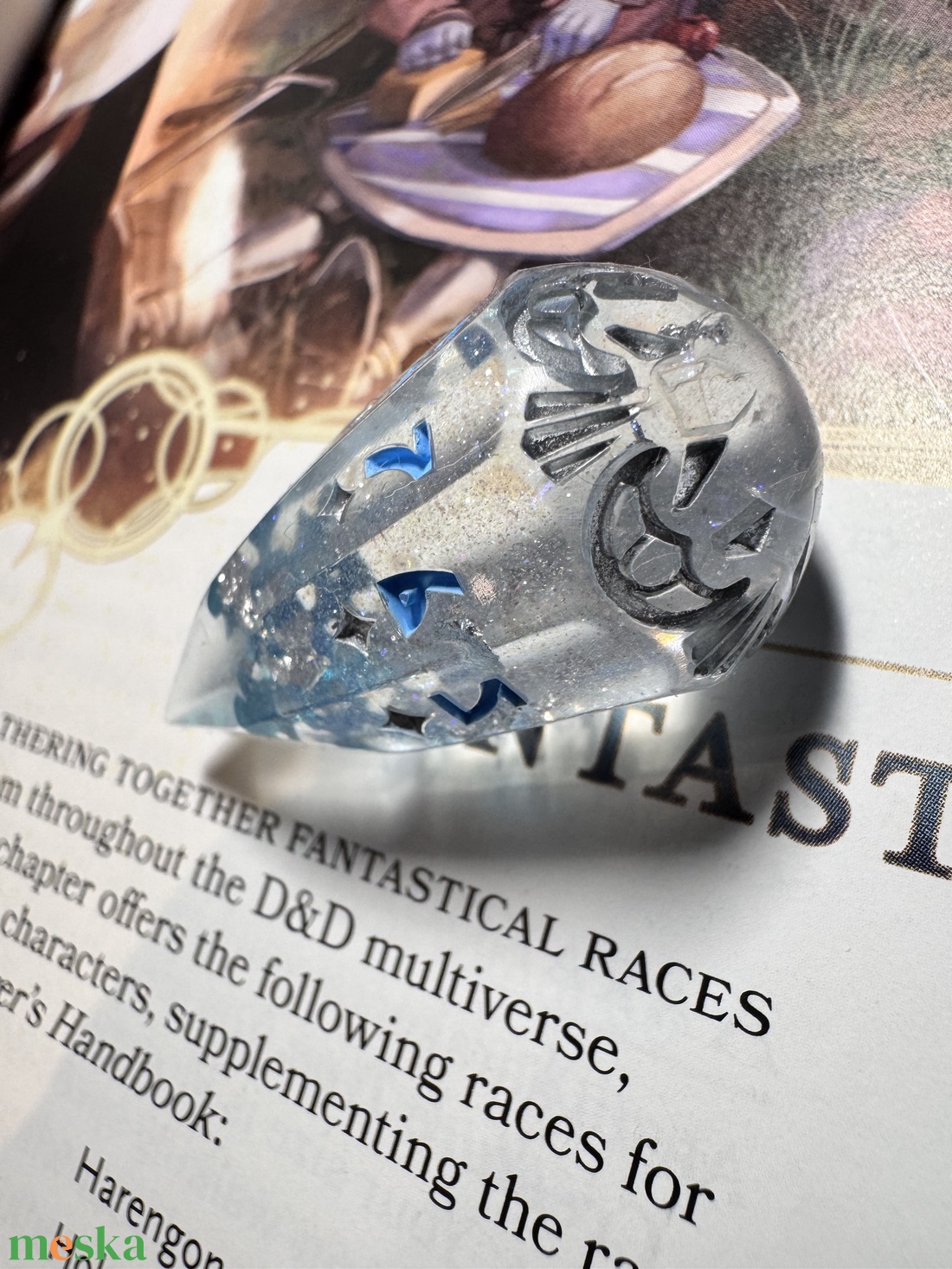 [Frost Shard] - Single D10 - játék & sport - táblajáték és kártyajáték - társasjátékok - dobókocka - Meska.hu