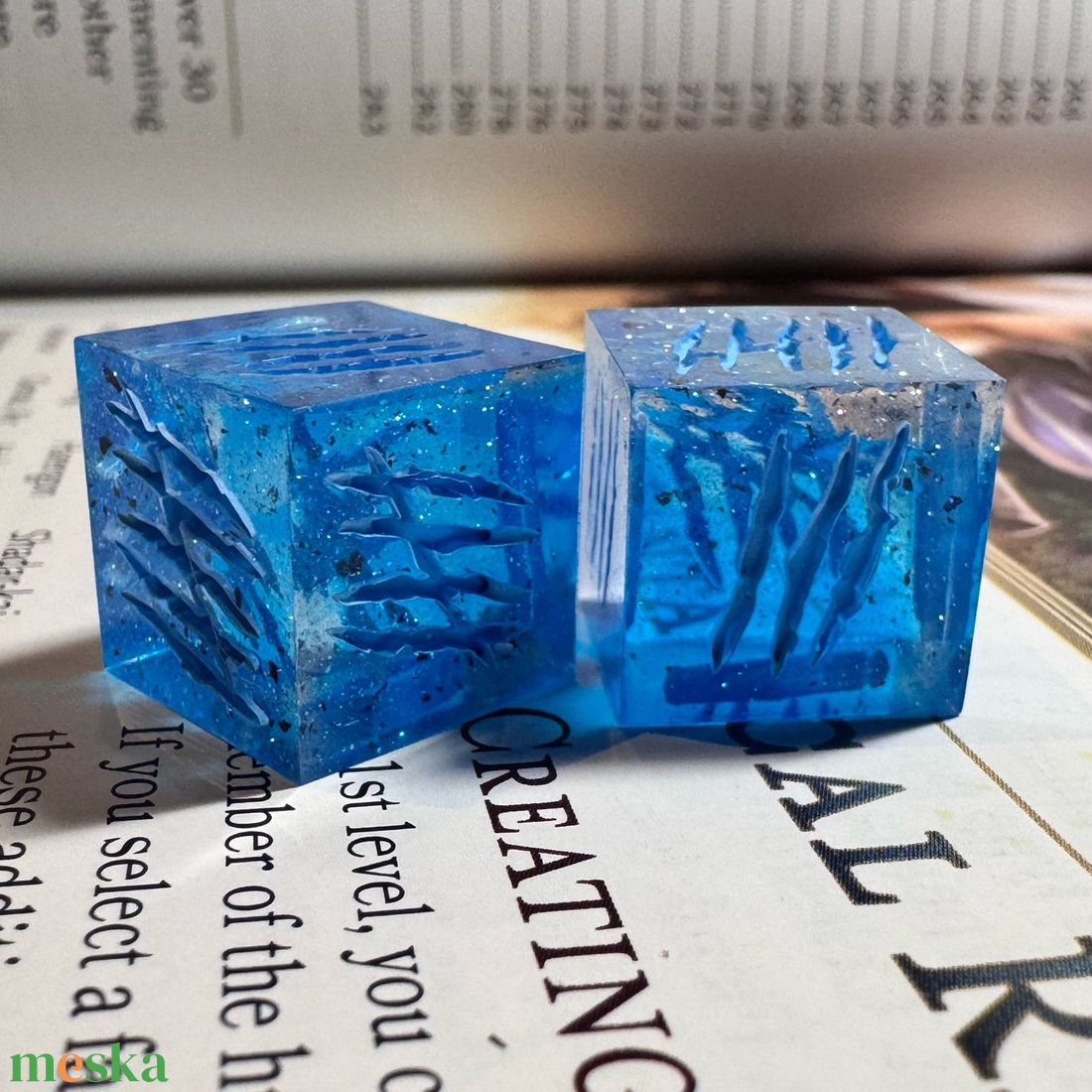 [Frostbite] -  d6 pár - játék & sport - táblajáték és kártyajáték - társasjátékok - dobókocka - Meska.hu