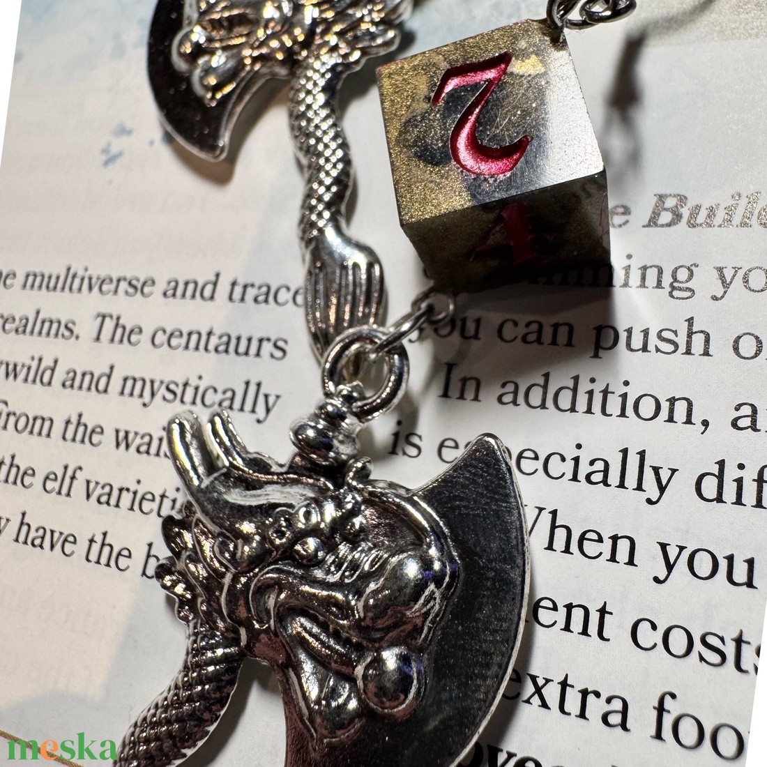 [RAGE] - kocka fülbevaló - ékszer - fülbevaló - lógó fülbevaló - Meska.hu