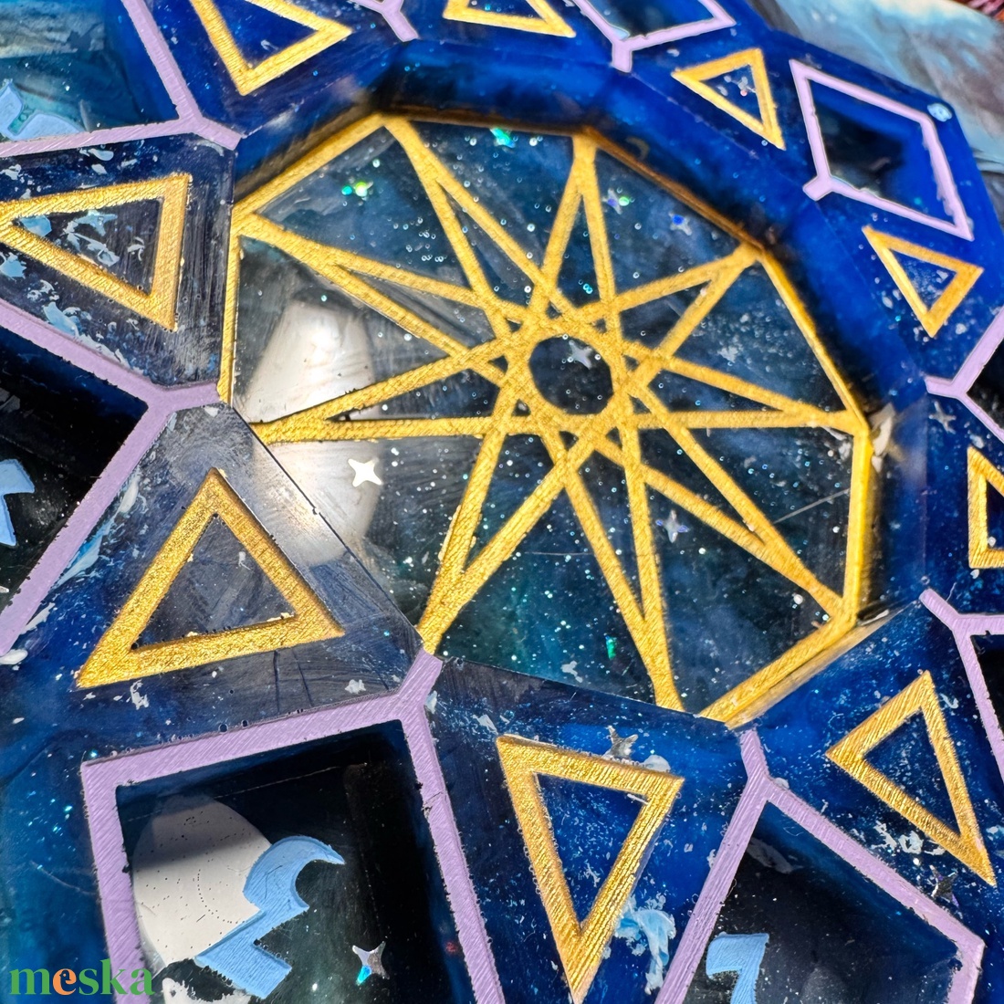 [FOGLALT - Starlit Mage] - Spell tracker - Dobótálca - otthon & életmód - dekoráció - asztal és polc dekoráció - asztaldísz - Meska.hu