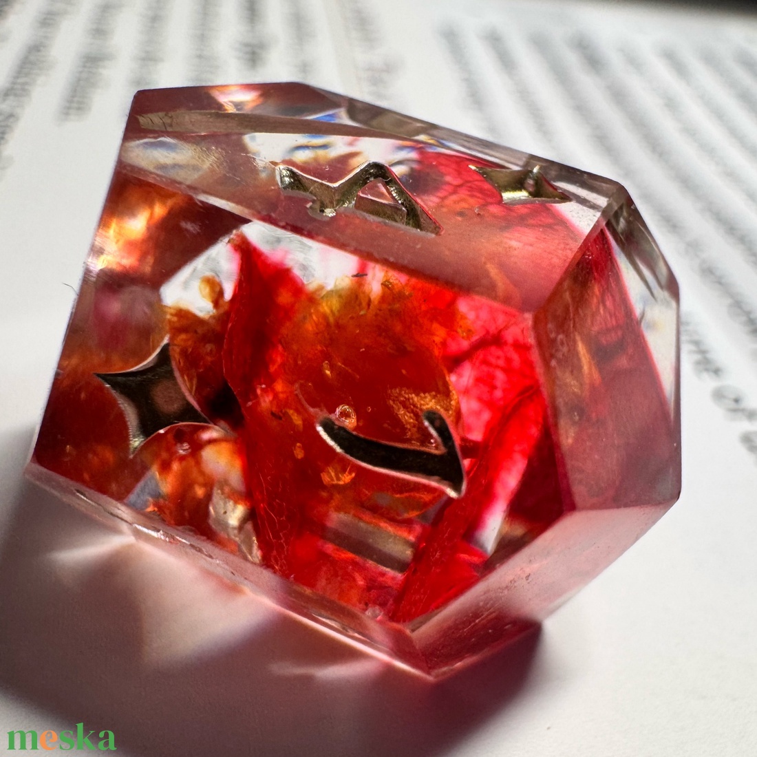 [Floral Inspiration] - Inspiration d6 - játék & sport - táblajáték és kártyajáték - társasjátékok - dobókocka - Meska.hu