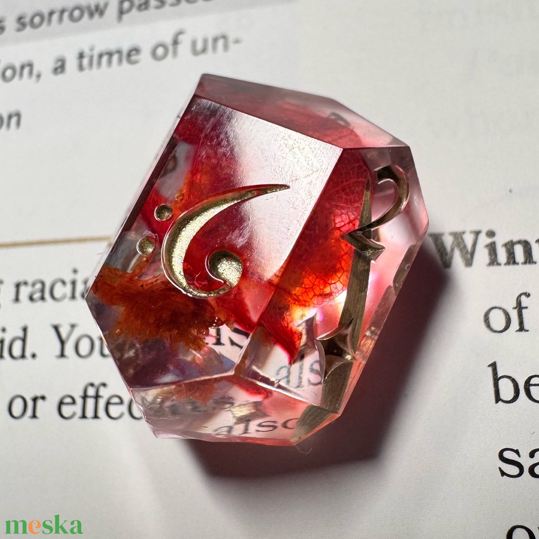 [Floral Inspiration] - Inspiration d6 - játék & sport - táblajáték és kártyajáték - társasjátékok - dobókocka - Meska.hu