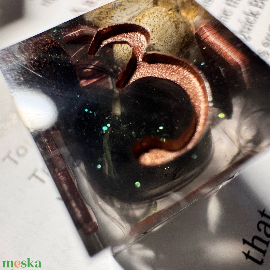 [Dark Ritual] - 7 darabos kocka készlet  - játék & sport - táblajáték és kártyajáték - társasjátékok - dobókocka - Meska.hu