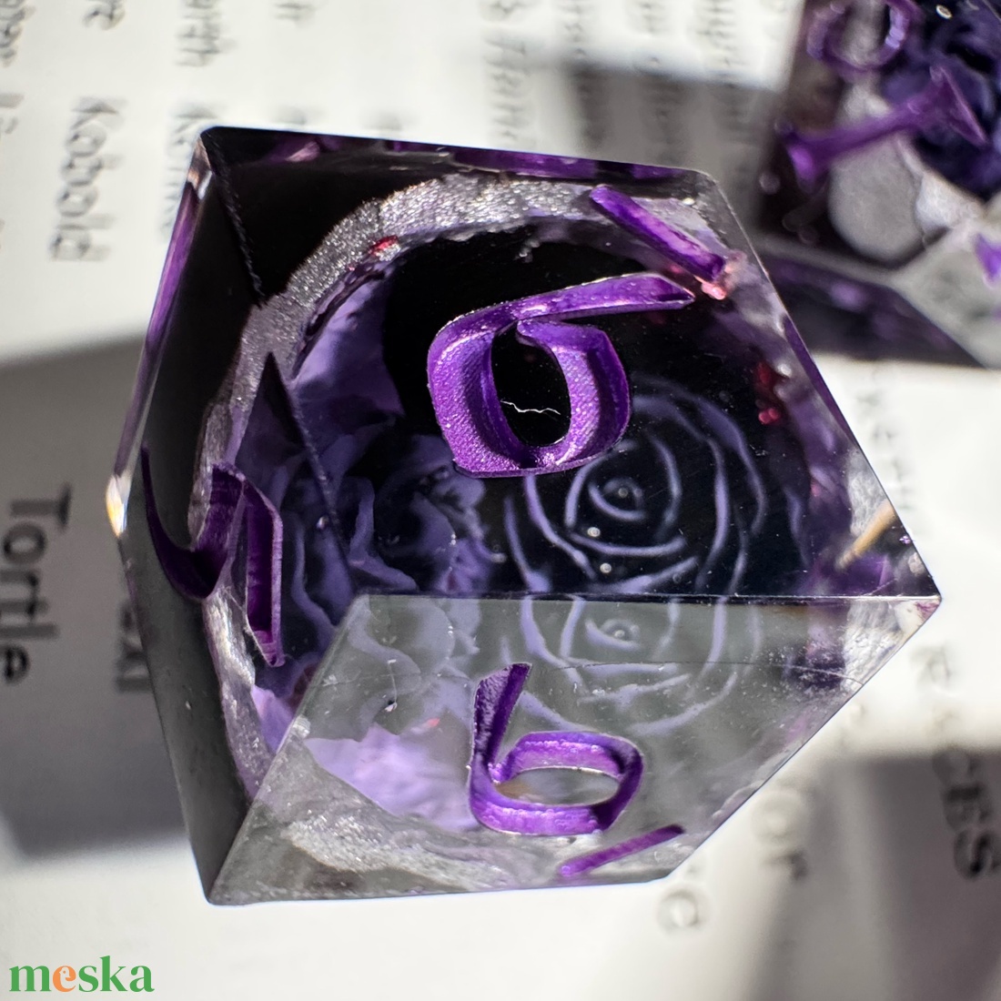 [Voidbloom] - 7 darabos kocka készlet  - játék & sport - táblajáték és kártyajáték - társasjátékok - dobókocka - Meska.hu