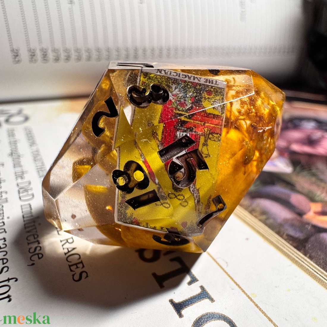 [Tarot] - Crystal d20  - játék & sport - táblajáték és kártyajáték - társasjátékok - dobókocka - Meska.hu