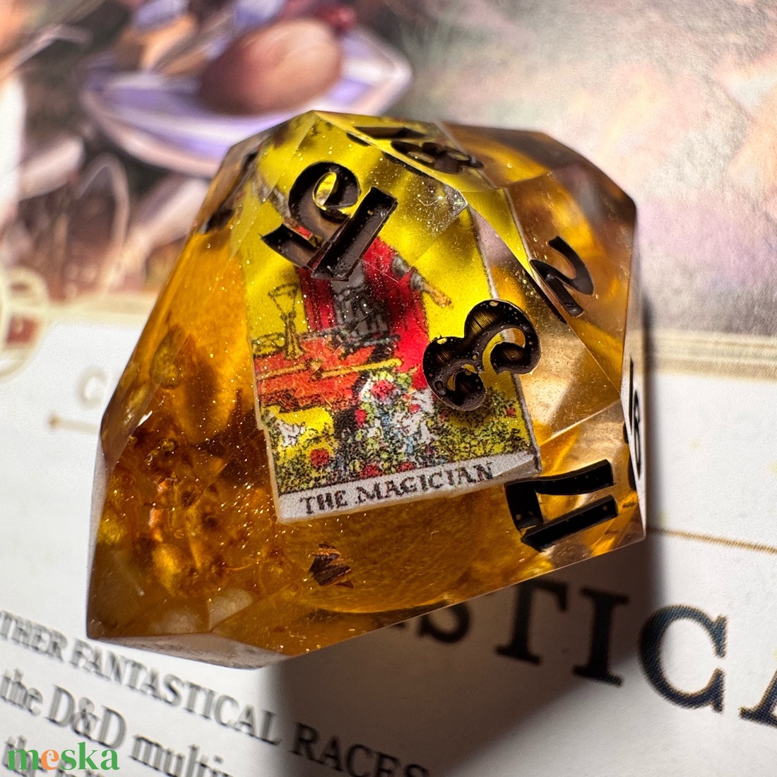 [Tarot] - Crystal d20  - játék & sport - táblajáték és kártyajáték - társasjátékok - dobókocka - Meska.hu