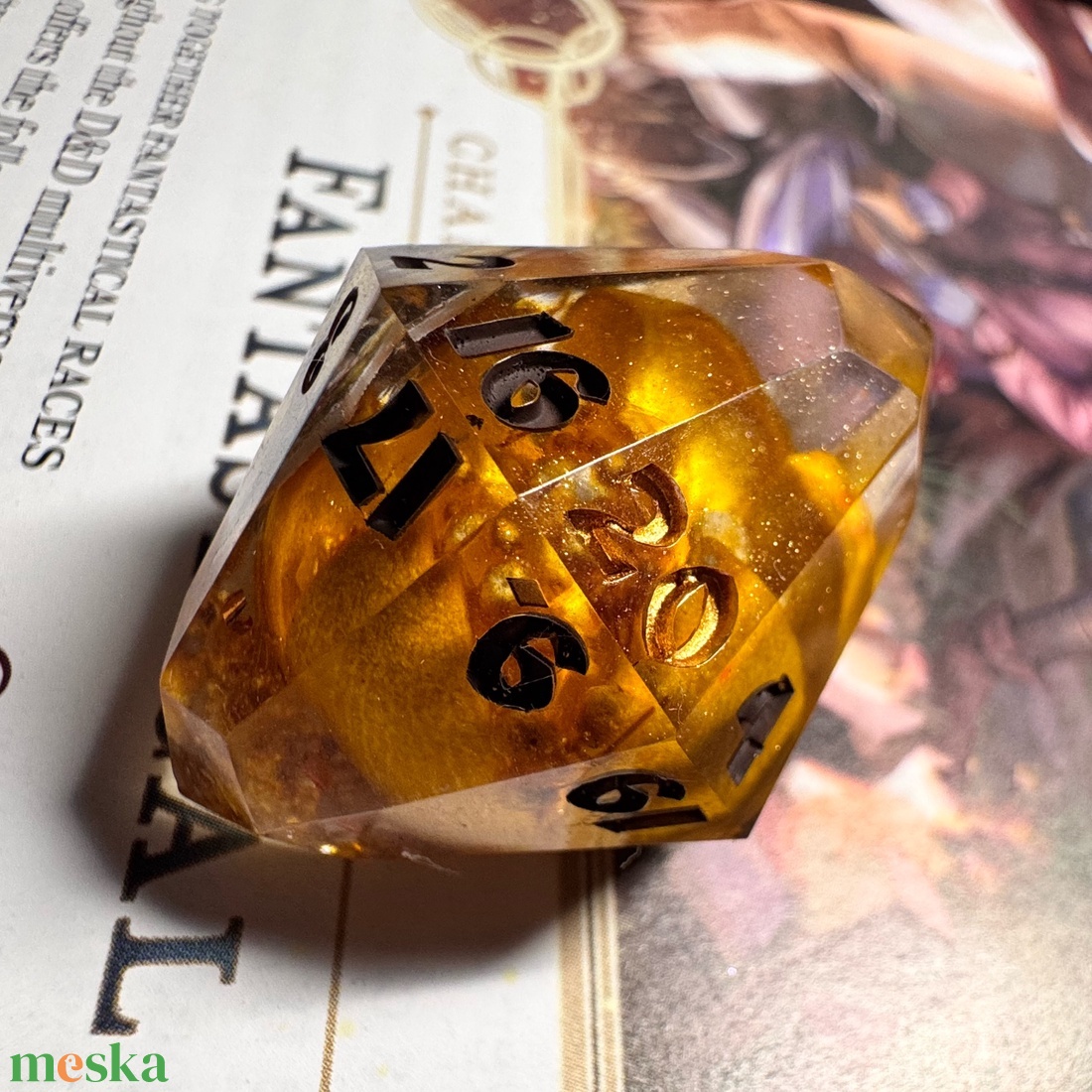 [Tarot] - Crystal d20  - játék & sport - táblajáték és kártyajáték - társasjátékok - dobókocka - Meska.hu