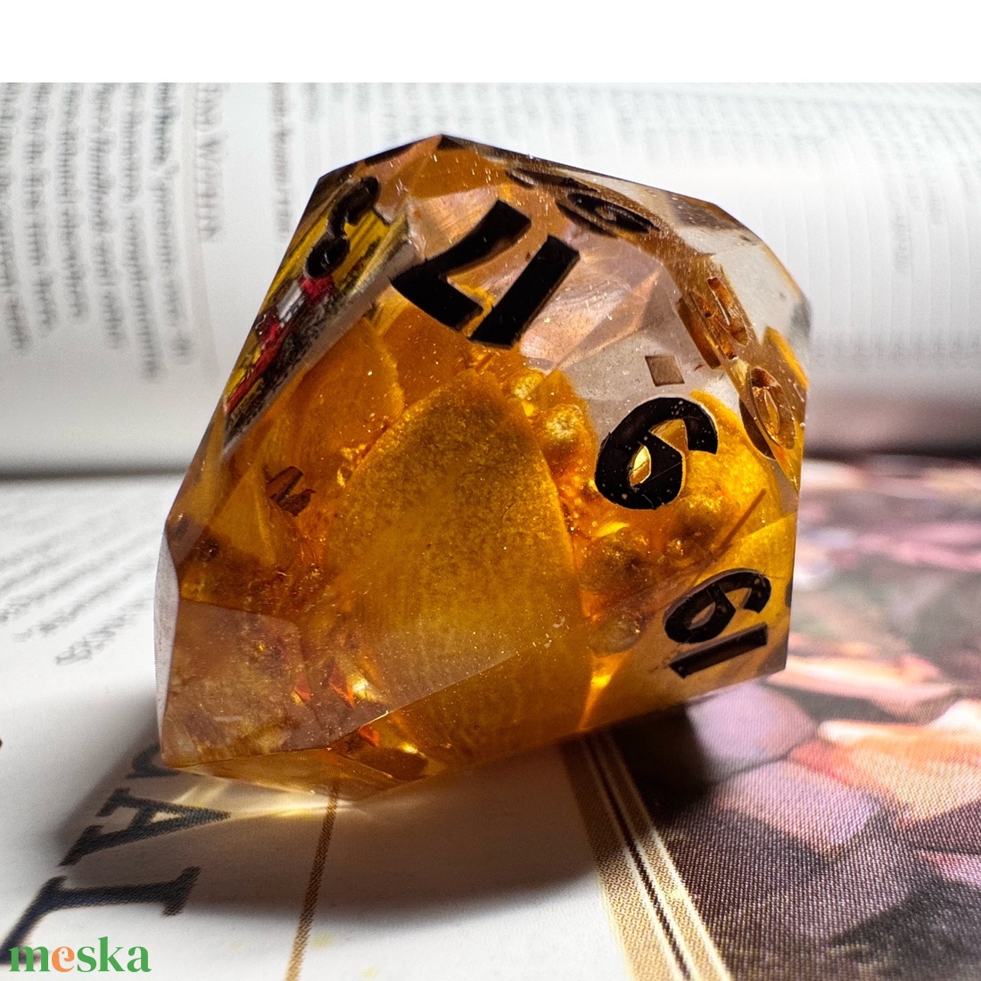 [Tarot] - Crystal d20  - játék & sport - táblajáték és kártyajáték - társasjátékok - dobókocka - Meska.hu