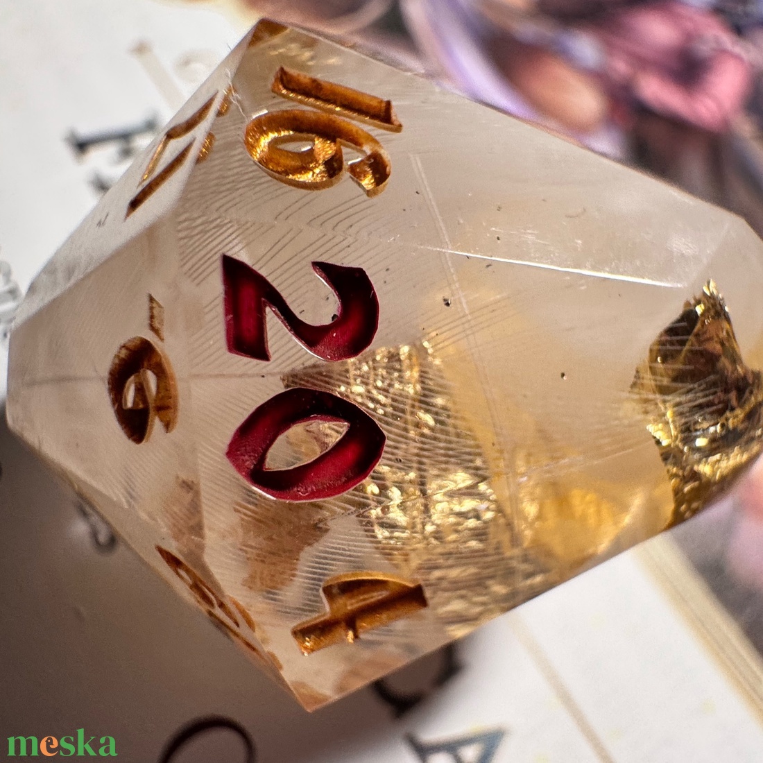 [Blessed Hunter] - Crystal d20  - játék & sport - táblajáték és kártyajáték - társasjátékok - dobókocka - Meska.hu