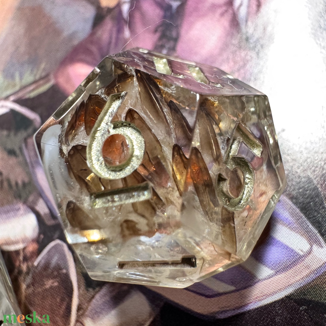 [FOGLALT] - 7 darabos kocka készlet  - játék & sport - táblajáték és kártyajáték - társasjátékok - dobókocka - Meska.hu