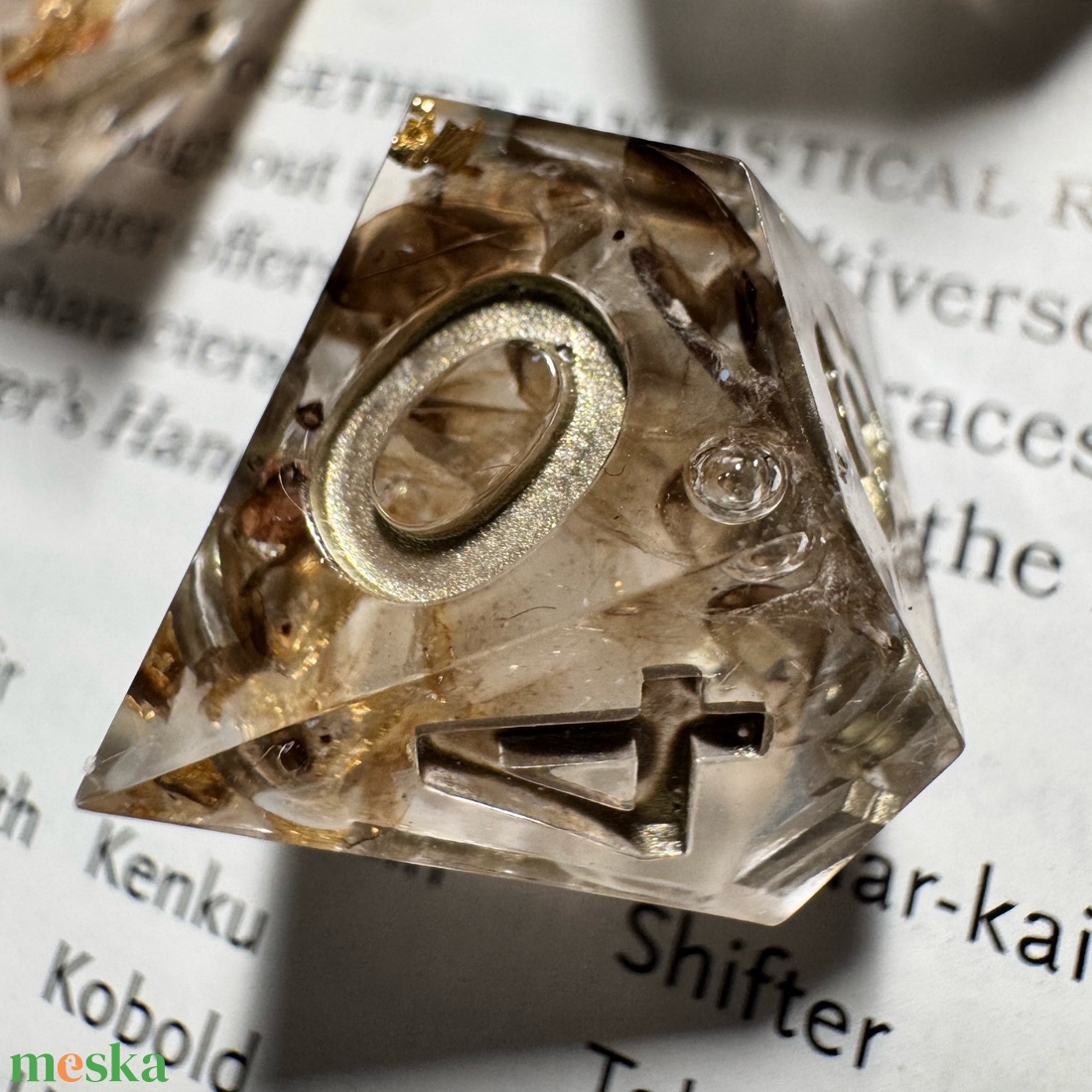 [FOGLALT] - 7 darabos kocka készlet  - játék & sport - táblajáték és kártyajáték - társasjátékok - dobókocka - Meska.hu