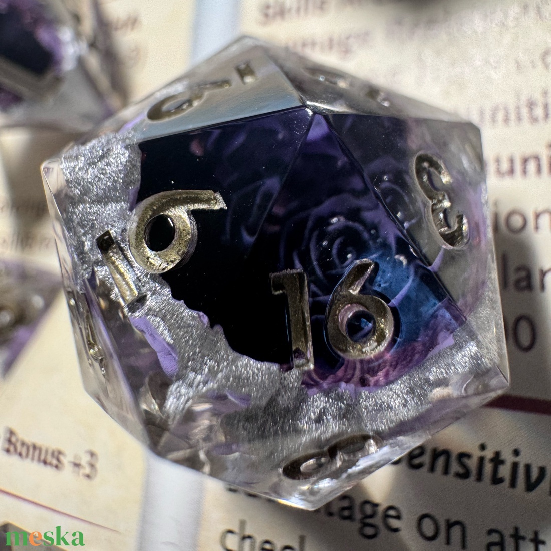 [Riftbloom] - 7 darabos kocka készlet  - játék & sport - táblajáték és kártyajáték - társasjátékok - dobókocka - Meska.hu