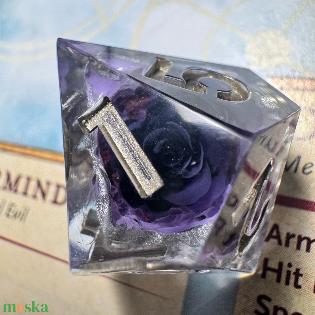 [Riftbloom] - 7 darabos kocka készlet  - játék & sport - táblajáték és kártyajáték - társasjátékok - dobókocka - Meska.hu