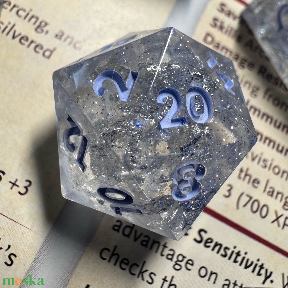 [Fractured Diamond] - 7 darabos kocka készlet  - játék & sport - táblajáték és kártyajáték - társasjátékok - dobókocka - Meska.hu